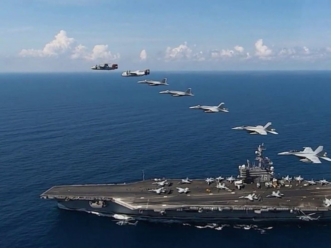 Người phát ngôn của USS Reagan cũng thẳng thừng cho biết: “Chúng tôi tiếp tục thực hiện các sứ mệnh ở Biển Đài Loan, chúng tôi sẽ luôn cảnh giác và sẵn sàng đáp ứng lời kêu gọi bất cứ lúc nào”.