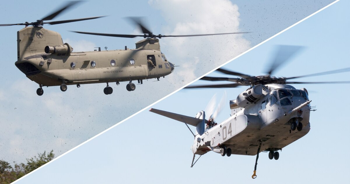 Tuy nhiên, khi so sánh những chiếc CH-47F Chinook của Ấn Độ với những chiếc trực thăng CH-53K Stallion vừa được Israel mua, CH-53 có khả năng mang tải lớn hơn đáng kể, so với các biến thể mới nhất của CH-47 (trọng tải của CH-53K đạt tối đa 15.900 kg).