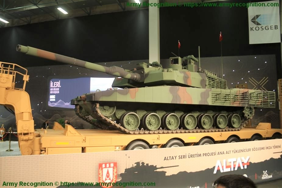 Theo kế hoạch ban đầu, Altay dự kiến sử dụng hộp số Rank và động cơ MTU của Đức; một văn bản đã được ký kết, khi MTU của Đức cung cấp cho phía Thổ Nhĩ Kỳ động cơ diesel 1.500 mã lực. Rheinmetall của Đức đã thành lập một liên doanh với BMS của Thổ Nhĩ Kỳ. Nhưng lệnh cấm vận vũ khí đã cản trở tất cả. 