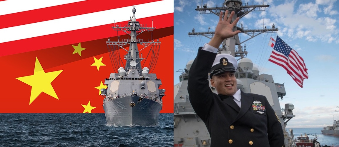 Dù sở hữu số lượng chiến hạm lớn hơn Hải quân Mỹ, Hải quân Trung Quốc khó lòng đạt khả năng độc lập tác chiến và hiệp đồng ngang ngửa đối phương. Để bù đắp yếu kém này, Trung Quốc đang tận dụng tối đa chiến lược chống tiếp cận/chống xâm nhập khu vực (A2/AD). Nguồn ảnh: Pinterest.