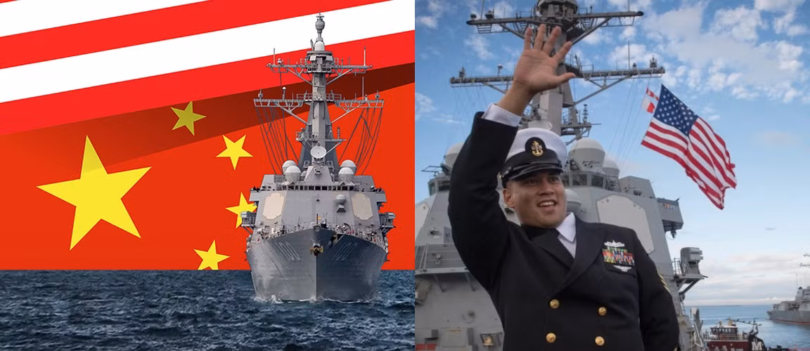 Dù sở hữu số lượng chiến hạm lớn hơn Hải quân Mỹ, Hải quân Trung Quốc khó lòng đạt khả năng độc lập tác chiến và hiệp đồng ngang ngửa đối phương. Để bù đắp yếu kém này, Trung Quốc đang tận dụng tối đa chiến lược chống tiếp cận/chống xâm nhập khu vực (A2/AD). Nguồn ảnh: Pinterest.