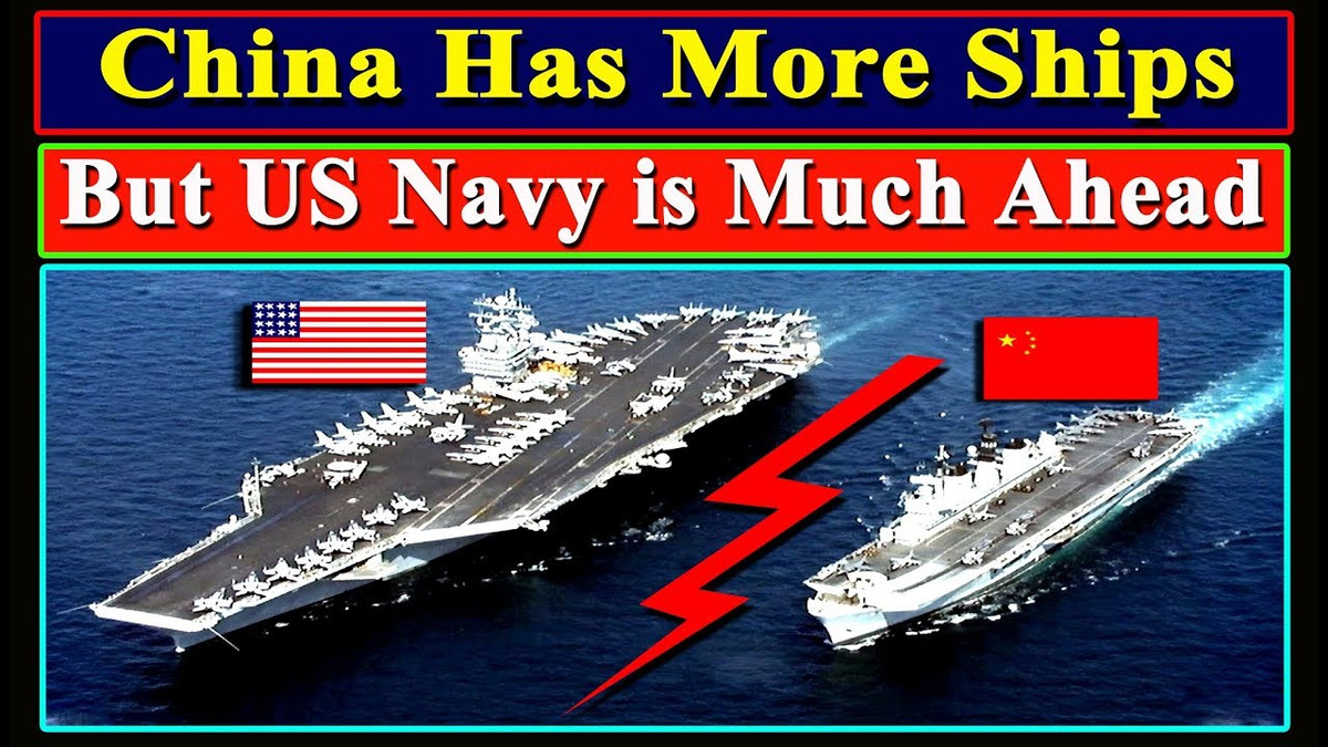 Hải quân Trung Quốc, chỉ mới có hai tàu sân bay, có lượng giãn nước 45.000 tấn; những tàu sân bay của Trung Quốc chạy bằng động cơ thông thường, không có máy phóng, nên máy bay trên hạm cất cánh không thể mang tối đa trọng tải theo thiết kế. Số máy bay chiến đấu trên hạm chỉ từ 18-24 chiếc.