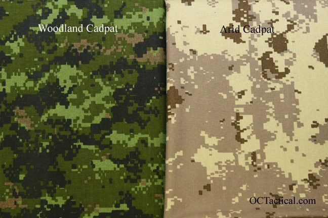 Kiểu ngụy trang mà quân đội Canada sử dụng, được gọi là CADPAT, viết tắt của Canadian Disruptive Pattern. Đây là cách ngụy trang kỹ thuật số đầu tiên được quân đội áp dụng. CADPAT có ba loại, rừng cây ôn đới, khô cằn và bắc cực. Nguồn ảnh: Tatical.