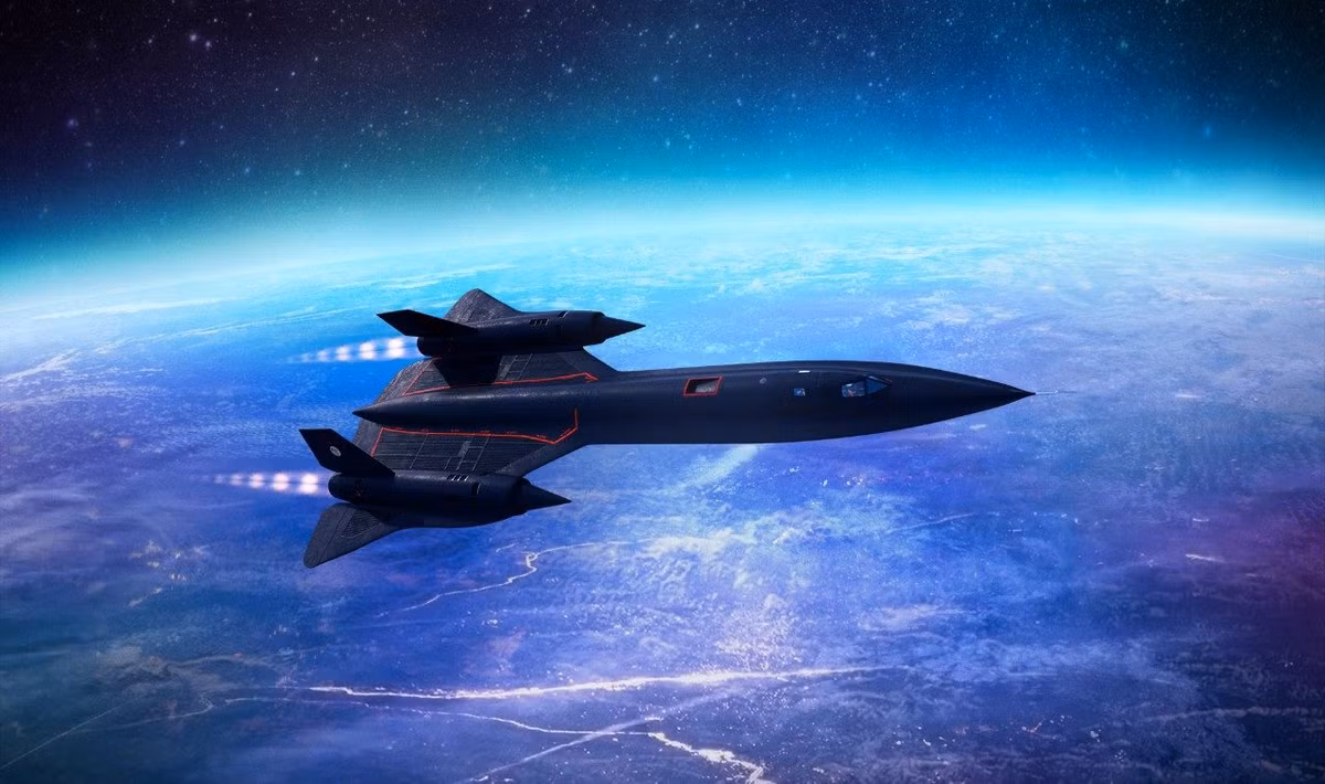  Máy bay SR-71 Blackbird được đưa vào biên chế Không quân Mỹ năm 1966, đây là loại máy bay trinh sát chiến lược tầm cao, không vũ trang; có khả năng đạt tốc độ tối đa là Mach 3,32 và độ cao 26 km.