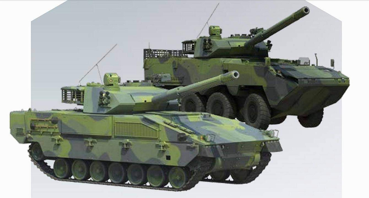 Tháp pháo của xe tăng hạng nhẹ Sabra được thiết kế linh hoạt, có thể lắp đặt trên hai mẫu thân xe trên, nhưng chúng không được sản xuất tại Israel. Mẫu thứ nhất là loại khung gầm bánh xích do công ty General Dynamics của Tây Ban Nha sản xuất, với khung gầm xe bọc thép ASCOD. 