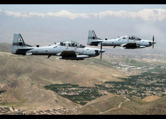 Afghanistan hiện có một phi đội máy bay chiến đấu, bao gồm 23 máy bay cường kích hạng nhẹ A-29 Super Tucano, được sử dụng để yểm trợ trên không, các máy bay cường kích này thay thế cho các máy bay trực thăng tấn công Mi-35 trước đây của Không quân Afghanistan.