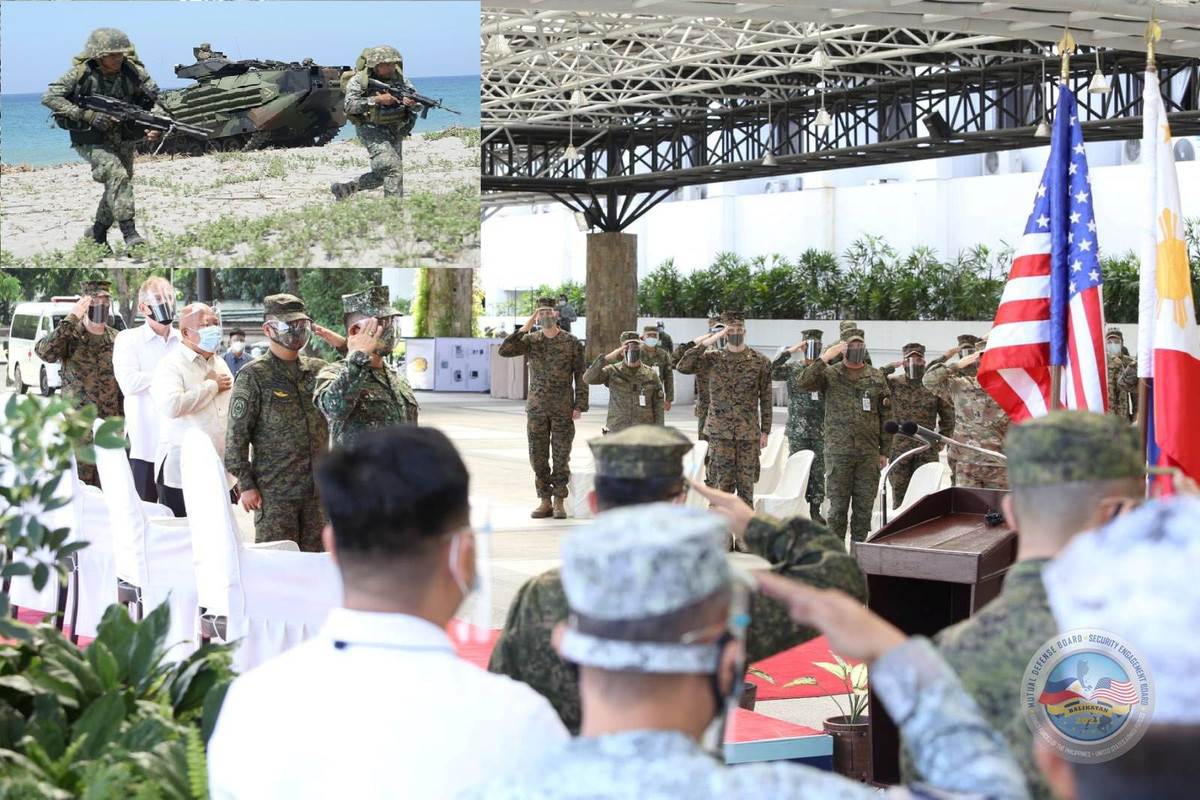 Nếu không có Philippines, nơi gần nhất mà Mỹ có thể để đến Biển Đông sẽ là Okinawa (Nhật Bản). Đó là bài toán khó với Mỹ, nếu "mất" Philippines, Mỹ sẽ mất vị thế ở Biển Đông. Do vậy trong chiến lược dài hơi, Mỹ phải luôn quan tâm, giúp củng cố tiềm lực quốc phòng của Philippines. Nguồn ảnh: Pinterest.