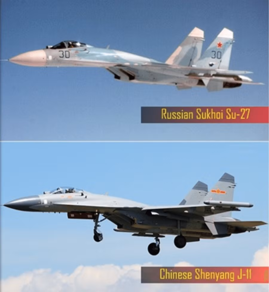 Quay trở lại những năm 1990, Nga cũng đã tạo ra một cơ sở quân sự ở Trung Quốc để sản xuất máy bay chiến đấu Su-27. Tuy nhiên, trong những năm qua, thỏa thuận với Trung Quốc đã đổ vỡ, và hợp đồng chế tạo 200 máy bay Su-27 cho Trung Quốc, chỉ sản xuất được 100 chiếc. 