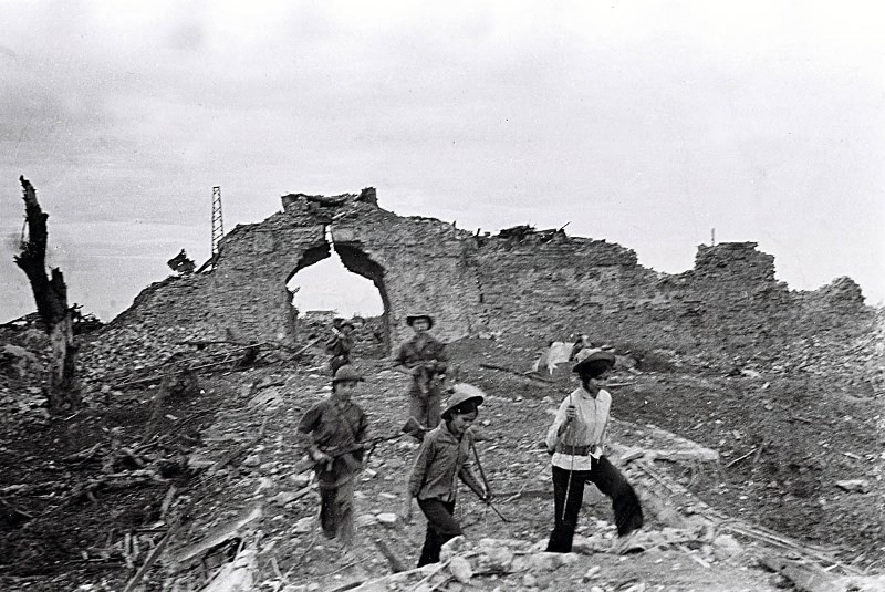 Do vậy, 81 ngày đêm ấy toàn bộ thị xã và tòa thành cổ này bị san bằng. Thành Cổ chỉ còn dấu vết của một số đoạn thành, lao xá, cổng tiền, hậu… Từ năm 1993 - 1995, hệ thống hào, cầu, cống, một số đoạn thành, cổng tiền đã được tu sửa.