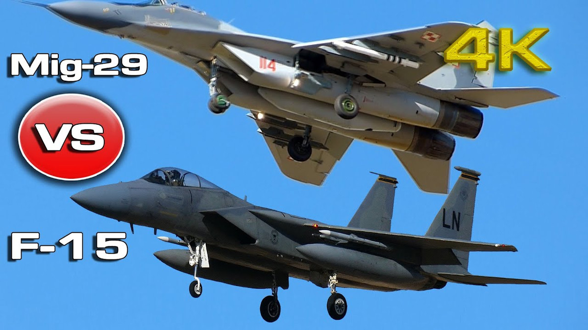 Một chiếc F-15 đã bắn hạ một chiếc MiG-29 bằng tên lửa AIM-7 Sparrow; nhưng chiếc MiG thứ hai đã khóa được F-15C, buộc nó phải lật vòng xuống thấp tránh tên lửa thả pháo sáng để vô hiệu hóa hệ thống tìm kiếm và theo dõi bằng tia hồng ngoại (IRST) của MiG. IRST là cảm biến của tất cả các máy bay chiến đấu thế hệ thứ tư của Liên Xô, mà máy bay Mỹ phải hơn 30 năm sau mới được trang bị.