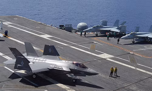 Ngoài ra, sẽ có nhiều quốc gia đóng tàu sân bay hạng nhẹ hoặc tàu tấn công đổ bộ và lực lượng Thủy quân lục chiến Mỹ đang nghiên cứu cách triển khai F-35B trên tất cả các phương tiện này. Điều này sẽ tạo thành mối đe dọa trực tiếp với Trung Quốc. Nguồn ảnh: Pinterest.