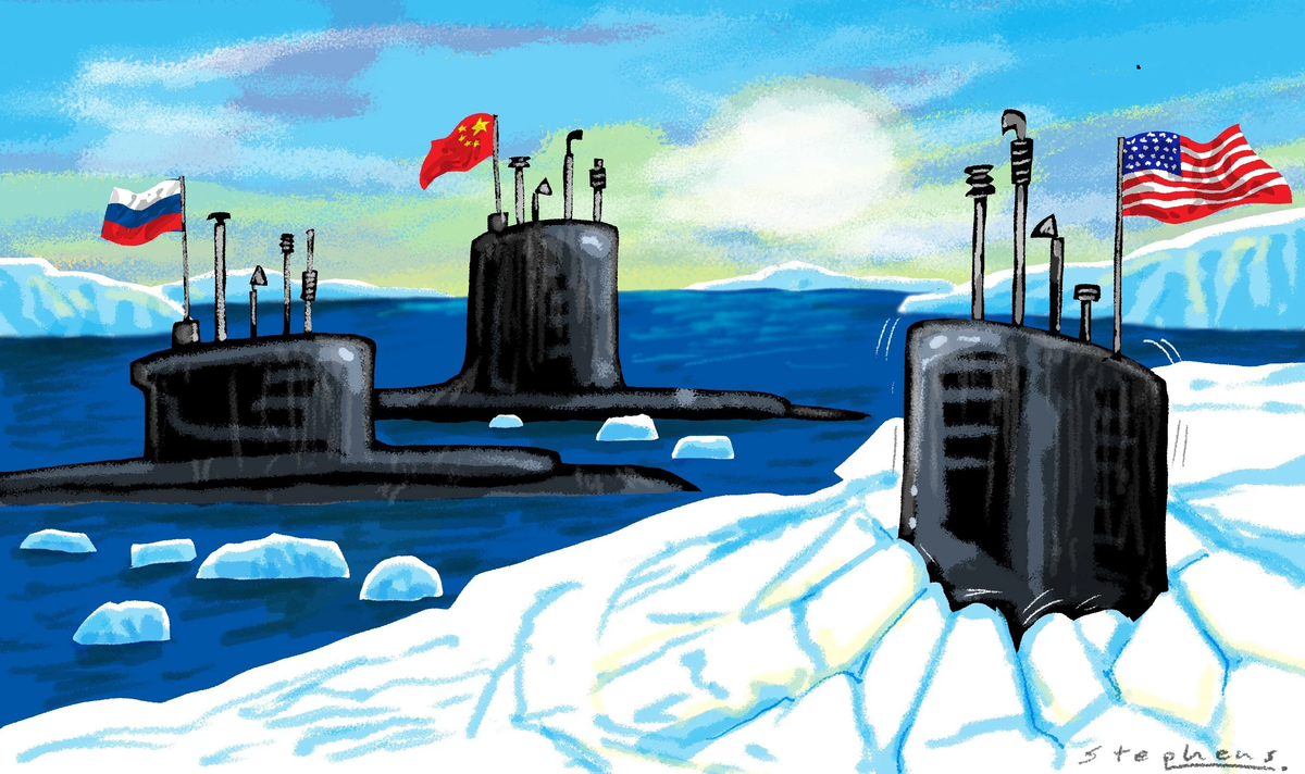 Việc hải quân Nga cử ba tàu ngầm mang tên lửa đạn đạo xuyên thủng băng Bắc Cực, mang đến một cái nhìn rất rõ ràng về cuộc cạnh tranh này và nhiều khả năng sẽ xảy ra nhiều căng thẳng trong khu vực này, khi mâu thuẫn địa chính trị tiếp tục gia tăng trong thời gian tới. Nguồn ảnh: Flickr.