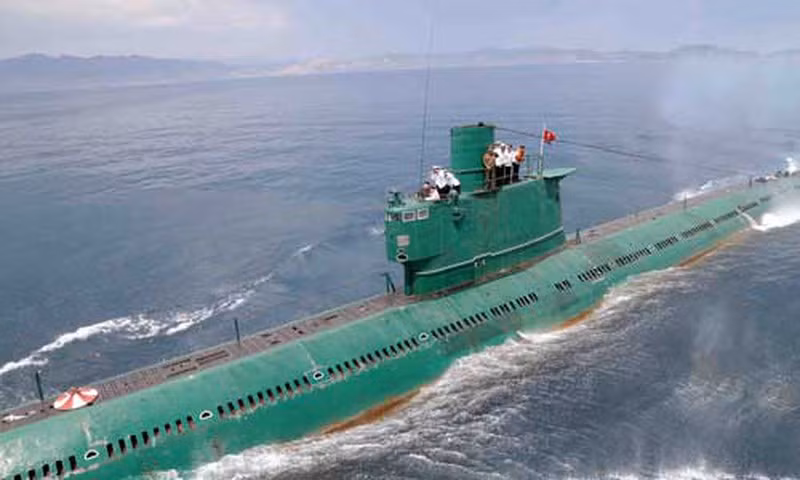 Tuy nhiên không phải mọi tàu ngầm đều được sơn màu đen và xám, mặc dù đây là những màu phổ biến nhất để sơn tàu ngầm. Vẫn có một số quốc gia lại lựa chọn màu sắc khác để ngụy trang tàu ngầm vì nhiều lý do, ví dụ như tàu ngầm của Triều Tiên được sơn màu xanh lá cây.