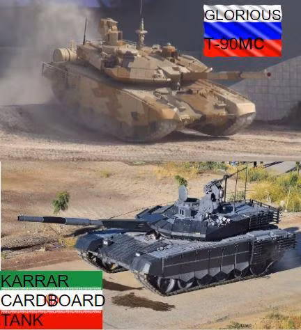 Qua việc sản xuất thành công xe tăng Karrar, đã cho thấy “khả năng” của Iran, có thể tự chế tạo một chiếc xe tăng “ngang bằng” với T-90 của Nga? Nhưng thực chất, Karrar vẫn chỉ là một bản sao của một thiết kế rất thành công là T-90, chứ không phải là một MBT được phát triển từ A-Z như Iran tuyên bố.