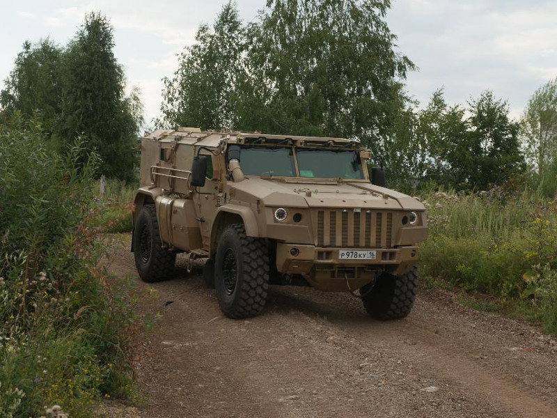 Các loại xe bọc thép thuộc họ Typhoon đã được Nga phát triển từ cuối những năm 2000. Gia đình này bao gồm các phiên bản vận chuyển quân, trinh sát, lắp đặt các mô-đun chiến đấu và hỗ trợ bộ binh.