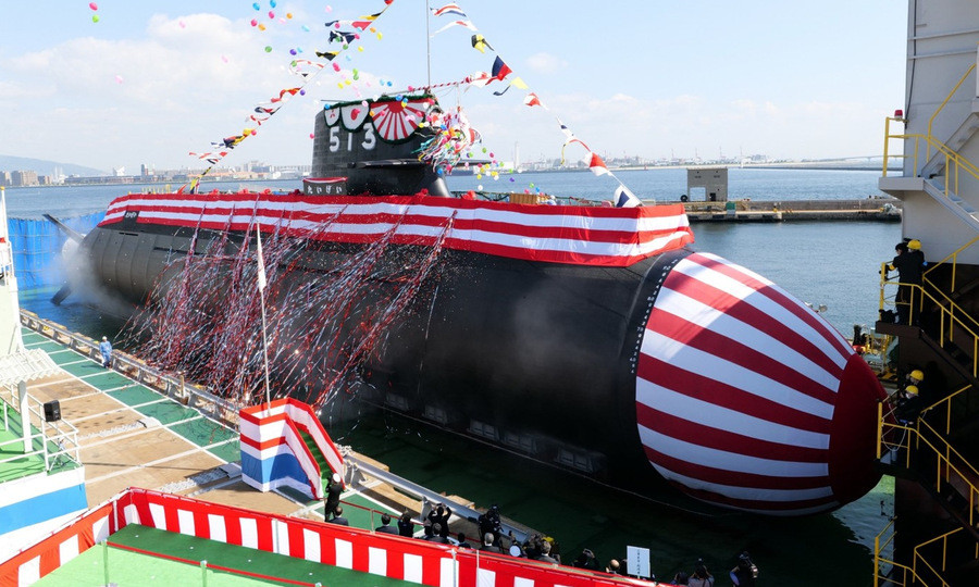 Nhật Bản có thể cạnh tranh sòng phẳng với Trung Quốc, khi duy trì một lực lượng gồm 5 tàu ngầm mang tên lửa đạn đạo, mỗi tàu được trang bị 16 tên lửa mang đầu đạn hạt nhân. Mỗi tên lửa sẽ được trang bị 4 đầu đạn 100 kiloton, bằng tổng số 64 đầu đạn.