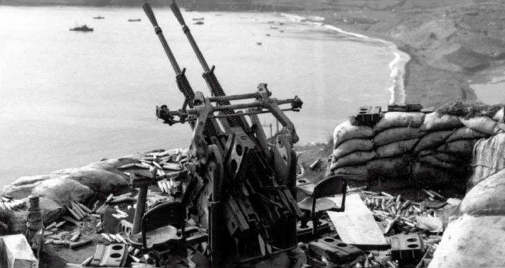 Type 96 được phát triển vào năm 1936, trên cơ sở khẩu pháo phòng không Mitrailleuse de 25 mm, do công ty Hotchkiss của Pháp sản xuất. Sự khác biệt chính giữa phiên bản của Nhật Bản và bản gốc là trang bị một số công nghệ của công ty Đức Rheinmetall với khóa nòng và một số khác biệt trong cơ cấu hãm lùi.