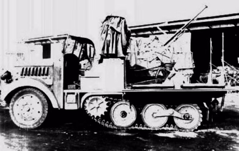 Năm 1942, Nhật Bản phát triển pháo phòng không 20mm Type 2 trên cơ sở pháo phòng không tầm thấp 2.0 cm Flak 38 của Đức. Loại pháo này nằm trong chương trình hợp tác quân sự Đức-Nhật. Điểm khác biệt duy nhất là Type 2 được điều chỉnh cho vừa với loại đạn 20mm của Nhật Bản, để tiết kiệm kinh phí chế tạo đạn.