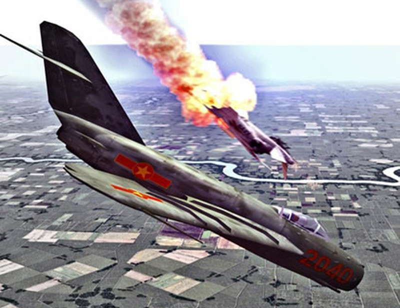 Số 1 bám luôn một chiếc F-4 bắn hai loạt đạn ở cự ly 800m, độ cao 1.500m. Anh vừa bắn xong quay sang đã thấy hai chiếc F-4 bám theo mình phóng tên lửa. Số 3 Ngô Đức Mai, khi phát hiện có F-4 bám theo số 1, nhanh chóng lao vào rồi xả luôn hai loạt đạn ở cự ly gần 300m. Không kịp tránh loạt đạn nhanh như chớp này, máy bay địch bốc cháy và rơi ngay tại chỗ.