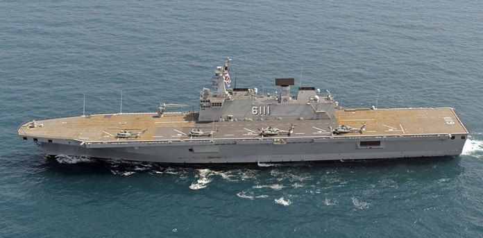 Có thể nói, trong thời gian ngắn sắp tới, việc Hàn Quốc có trong tay tàu sân bay sẽ khiến cho tình hình trên biển ở khu vực Đông Bắc Á thêm phần cân bằng, tránh xảy ra tình trạng một lực lượng mạnh vượt trội hơn so với các nước lân cận. Nguồn ảnh: Chosul.