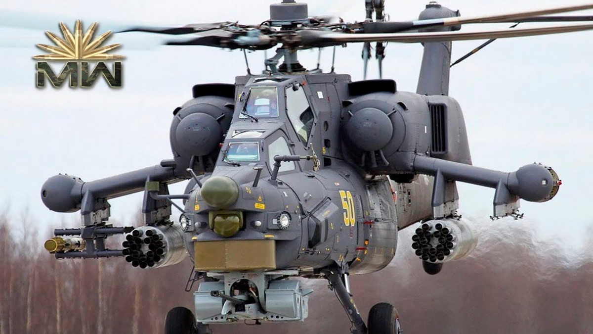 Tiếp theo là Mi-28NM Havoc, Nga là quốc gia duy nhất sản xuất nhiều loại trực thăng tấn công hạng nặng cao cấp, cùng với Ka-52 thì Mi-28 của nước này là một trong những mẫu trực thăng đắt nhất thế giới.