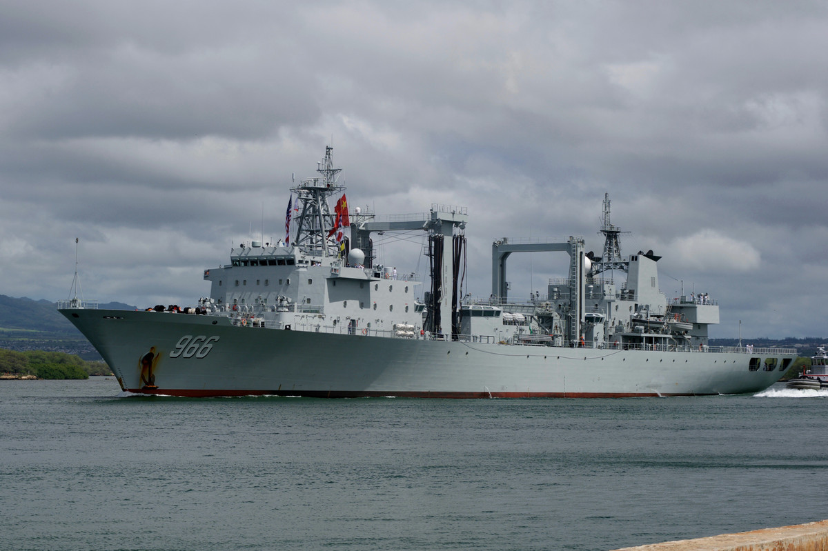 Các tàu khu trục này được hộ tống bởi tàu tiếp tế Type 903A duy nhất cho nhiệm vụ đường dài của họ. Việc triển khai các tàu khu trục này được coi là một phản ứng đối với sự hiện diện quân sự của Mỹ ở Tây Thái Bình Dương, với việc tàu chiến Mỹ thường xuyên xâm phạm vùng biển mà Trung Quốc tuyên bố là chủ quyền của mình.