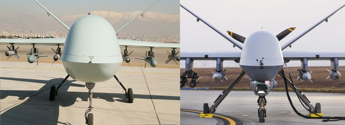 Kaman-22 mang những nét tương đồng với các đối thủ phương Tây của nó, đó là chiếc Predator MQ-1 và Reaper MQ-9, hai UAV thuộc loại tiên tiến nhất của Mỹ, được chế tạo bởi General Atomics.