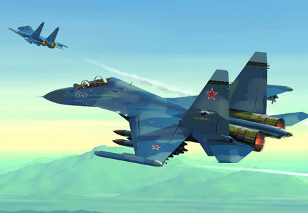 Mặt khác, Su-30 có thể bắn trúng F/A-18E/F ngay cả trước khi trận không chiến tầm gần diễn ra, vì khẩu pháo của nó chính xác và hiệu quả hơn ở cự ly gần một km rưỡi và có thể dễ dàng thoát khỏi sự truy sát của khẩu M61A1 Vulcan trên F/A-18E/F với sức cơ động vượt trội.