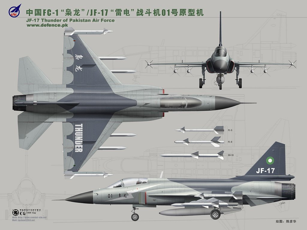 Vậy JF-17 sử dụng loại vũ khí nào; hiện các loại vũ khí sử dụng trên JF-17 không nhiều và đều có nguồn gốc của Trung Quốc; Pakistan đã cố gắng tích hợp các vũ khí của họ lên JF-17 nhưng đều không thành công. Đánh giá chung, khả năng sử dụng vũ khí của JF-17 là hết sức hạn chế.