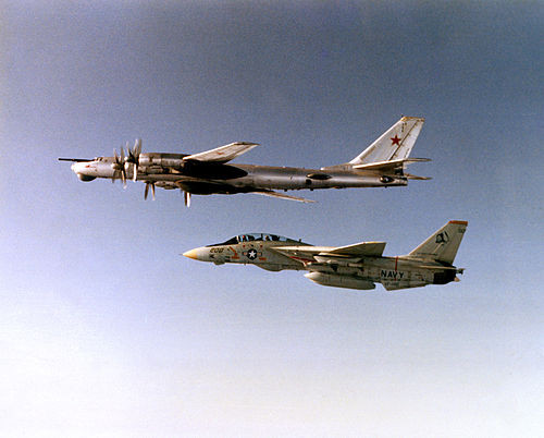 Đầu tiên là máy bay Grumman F14 Tomcat và tên lửa không đối không tầm xa AIM-54 Phoenix. Từng là biểu tượng của không quân Mỹ, tiêm kích F-14 có 2 động cơ, phi hành đoàn gồm 2 người; có nhiệm vụ bảo vệ hạm đội Mỹ trước máy bay của đối phương.