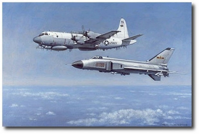 Máy bay trinh sát của Mỹ lúc đó đang đi hướng 240 độ, sau khi bị radar của Không quân Trung Quốc khóa lại, nó lập tức gửi thông điệp vô tuyến bị máy bay chiến đấu Trung Quốc khóa, về cho chỉ huy và đổi hướng đi 40 độ. Ngay sau đó máy bay Mỹ đã bị không quân Trung Quốc ngăn chặn.