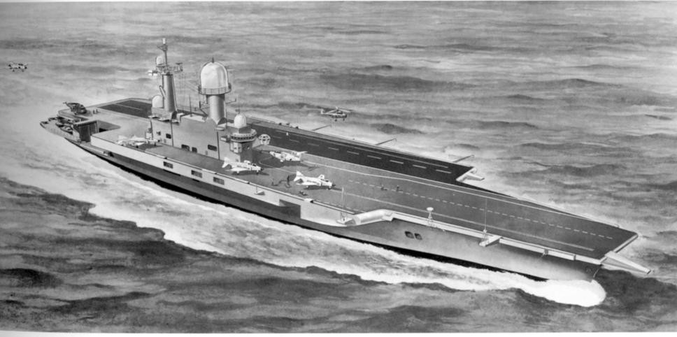 Vào những năm 1960, London đã xem xét việc đóng bốn tàu sân bay CVA-01 thế hệ tiếp theo, để thay thế các tàu sân bay thời Thế chiến II. Các chuyên gia rằng các tàu sân bay này, cần phải có các tàu hộ tống mạnh mẽ, với tên lửa phòng không Sea Dart tối tân để bảo vệ. 
