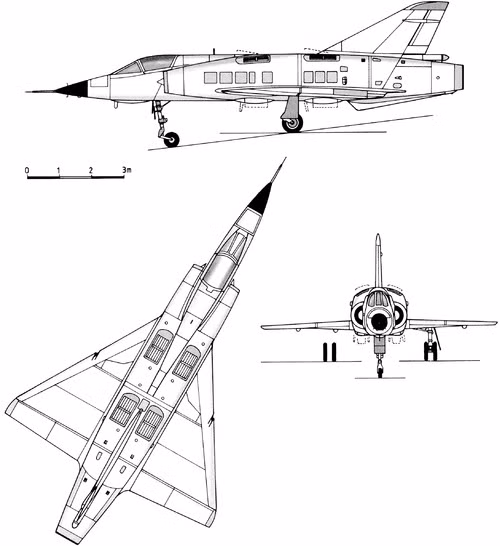 Chiều dài của máy bay Balzac V là 13,1 m, sải cánh 7,3 m, chiều cao 4,6 m, trọng lượng 6,1 tấn, trọng lượng cất cánh tối đa 7 tấn, tốc độ tối đa ước tính đạt Mach 2; trong các bài kiểm tra, nó có thể chỉ đạt 1100 km/h. Tổng dung tích của các thùng nhiên liệu là 1.500 lít.