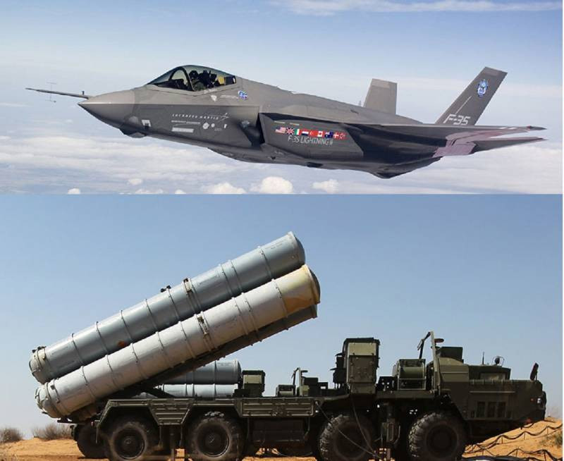 Hệ thống tên lửa phòng không tiên tiến S-400 của Nga và máy bay chiến đấu F-35 của Mỹ thường đối đầu nhau trong các cuộc tập trận mô phỏng của cả hai bên; như vậy hai bên luôn coi là đối thủ của nhau, cần phải loại nhanh khỏi chiến trường. 