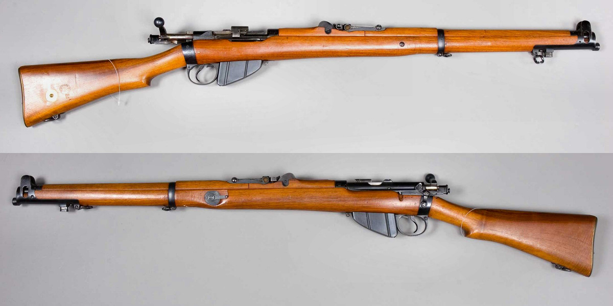 Súng trường Lee-Enfield của Anh, cỡ đạn .303 (7,7x56mm), chiều dài 1260mm, trọng lượng 3,96-4,19kg; hộp tiếp đạn 5 viên. Lee-Enfield là súng trường chính của quân đội Anh trong hai cuộc thế chiến. Quân đội Pháp ở Đông Dương trang bị nhiều Lee-Enfield do Anh cung cấp. QĐNDVN cũng sử dụng Lee-Enfield mua được từ Thái Lan, Malaysia, nhưng chủ yếu là tịch thu từ quân Anh-Pháp trong chiến đấu.