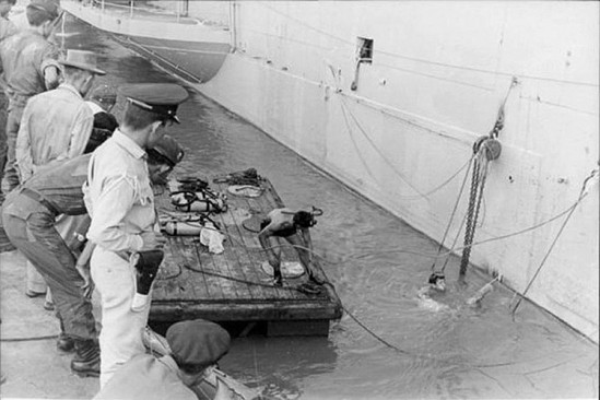 Để đỡ mất uy tín nên phía Mỹ quyết định trục vớt tàu USNS Card để sửa chữa. Tới ngày 19/5, tàu USNS Card được vá tạm lỗ thủng và cho nổi trở lại, rồi được kéo sang Philippines và sau đó là qua hẳn Nhật Bản để thay thế các bộ phận bị hư hỏng, rồi quay lại phục vụ vào tháng 12 cùng năm. Tới năm 1970 thì bị cho nghỉ hưu chính thức.