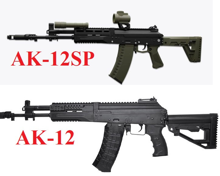 Nếu báng súng của AK-12 được thiết kế với kiểu dáng hiện đại, phù hợp với công thái học của người sử dụng, thì báng súng của của AK-12SP còn hơn thế nữa; khi nó sử dụng thiết kế báng súng của súng bắn tỉa kiểu mới, khi được trang bị một "ốp má" đặc biệt, để nâng cáo mức chính xác. 