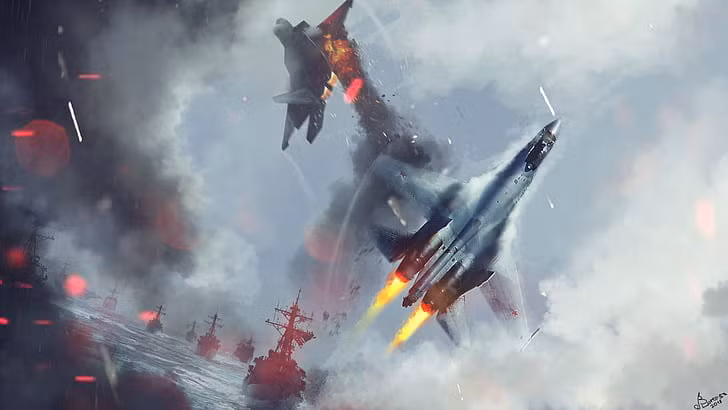 Nhưng số máy bay còn lại của Trung Quốc đã vượt qua bức tường F-22 và tiêu diệt 6 máy bay tiếp dầu, 2 AWACS, 4 máy bay tuần tra P-3 và 2 máy bay do thám Global Hawk; làm tê liệt hiệu quả chiến đấu của những chiếc F-22.