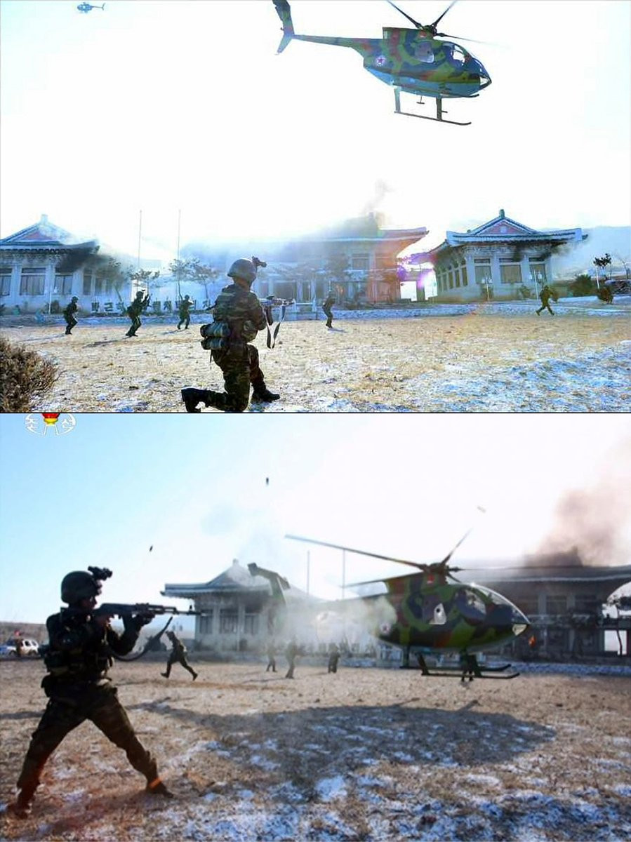 Câu trả lời là rất có thể, Triều Tiên dùng trực thăng MD 500 để xâm nhập qua khu vực phi quân sự, tiến hành các cuộc đột kích bất ngờ và đưa gián điệp, biệt kích vào lãnh thổ Hàn Quốc, phá hoại các trung tâm liên lạc và đường tiếp tế, đồng thời gây hoảng loạn.