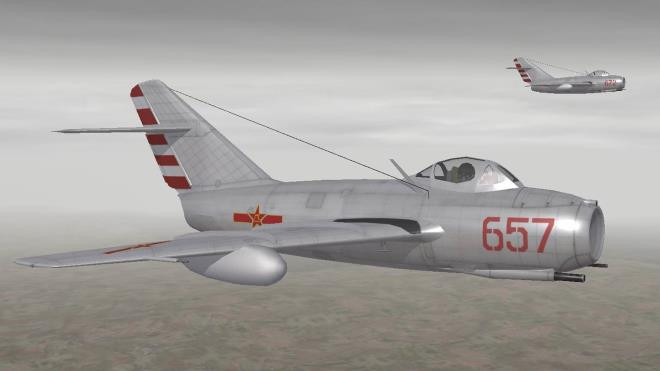 Máy bay Liên Xô không được phép bay vào không phận Hàn Quốc do Liên Hợp Quốc kiểm soát. Liên Xô khi đó không chính thức tham chiến, buộc phi công của họ mặc đồng phục Triều Tiên khi chiến đấu. Quy tắc này được áp dụng vô cùng nghiêm ngặt để tránh gây ra cuộc chiến trực tiếp giữa Moscow và Washington.