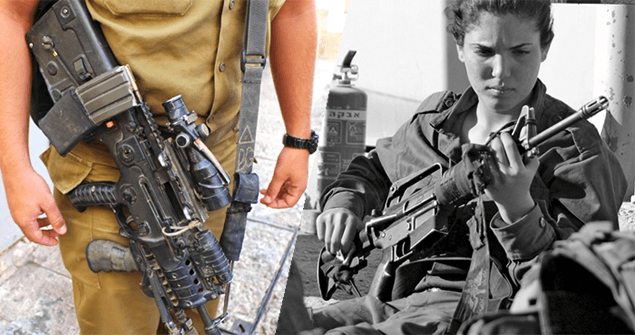 Khẩu Galil được vay mượn nhiều thiết kế từ khẩu AK-47, như hệ thống trích khí dài và thậm chí cả cách lắp băng đạn. Nó thậm chí trông giống như một phiên bản hiện đại hóa của khẩu AK-47. Ảnh: Súng trường tiến công Galil trong IDF – Nguồn: Wikipedia