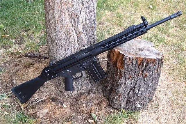 Tuy nhiên, thiết kế cổ điển của súng trường tiên công G3 đã hạn chế người sử dụng, nhất là bộ phận ngắm của súng. Việc sử dụng kính ngắm quang học, buộc phải thiết kế lại tổng thể của súng, nhất là báng súng. Súng cũng quá dài, không phù hợp chiến đấu trong môi trường hẹp, lính tăng hoặc quân dù.