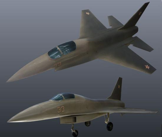 Do cách bố trí tổng thể của chiến đấu cơ MiG-33, rất giống với chiến đấu cơ F-16 mà khi đó Mỹ vừa mới phát triển thành công, vì thế sau này, nó được đặt biệt danh là F-16sky. MiG-33 cũng sử dụng cửa hút gió ở bụng, hợp nhất thân cánh và thiết kế dải mép dẫn đầu cánh, như của F-16.