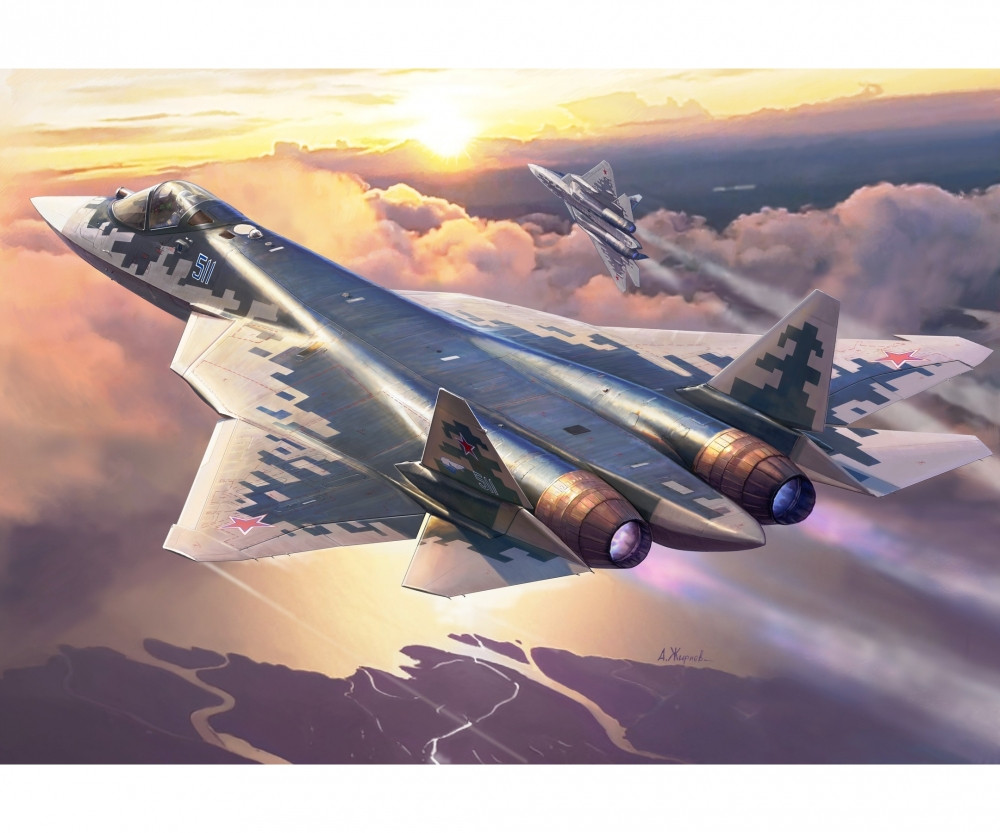 Cảm biến tìm kiếm và theo dõi hồng ngoại 101KS, được lắp trên mũi Su-57, giúp phi công có khả năng phát hiện và tấn công các mục tiêu tàng hình ở khoảng cách xa. Hệ thống điện tử hàng không tích hợp IMA-BK, bao gồm bộ vi xử lý đa lõi và hệ điều hành thời gian thực, có thể tự động theo dõi các mục tiêu và đề xuất giải pháp hiệu quả nhất cho phi công.