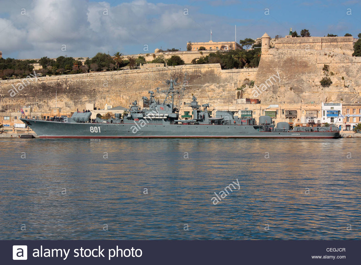 Ladny đã tham gia nhiều chiến dịch đường dài và thậm chí cả các chiến dịch tác chiến ở nước ngoài. Năm 1987, Ladny tham gia vào một hoạt động quốc tế để bảo vệ các đoàn tàu dân sự ở Vịnh Ba Tư, trong cuộc chiến tranh Iran - Iraq.