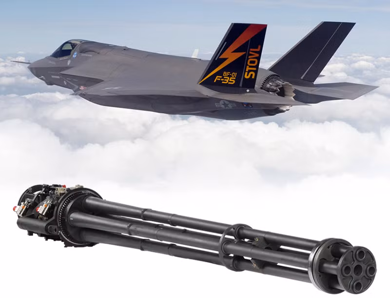 Tuy nhiên, sự khác biệt ở đây nghiêng về tiêm kích Mỹ vì hai lý do chính. Thứ nhất là F-35 sử dụng pháo cỡ nòng lớn hơn pháo trang bị trên tiêm kích Trung Quốc (25mm và 23mm), nhưng tốc độ bắn nhanh hơn và nhiều đạn hơn so với J-10 của Trung Quốc.