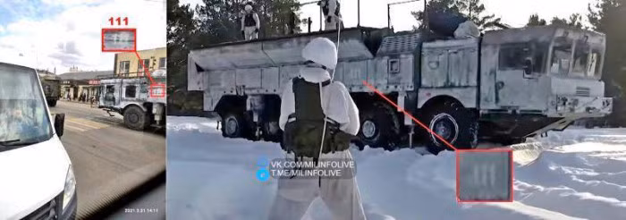 Theo trang tin “Người đưa tin quân sự” của Nga, những chiếc xe tên lửa đạn đạo Iskander-M đang tiến về phía biên giới Ukraine, thuộc biên chế của lữ đoàn tên lửa 119 của Quân khu Trung tâm, đơn vị này đóng quân tại thị trấn Elansky. Đây là một trong những vũ khí đáng sợ nhất của quân đội Nga.