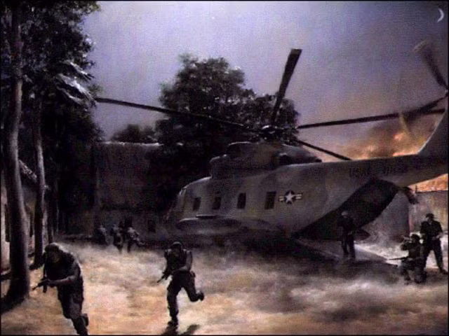 Lực lượng đặc nhiệm Mỹ tham gia gồm 56 quân nhân, để thực hiện cuộc đột kích này, biệt kích Mỹ đã trải qua 170 lần diễn tập với sự tham gia của hơn 100 lính đặc nhiệm, 28 máy bay, gần 20 phi công trực thăng giỏi nhất của Mỹ.