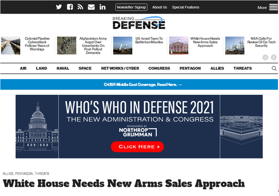 Theo trang web Defense Express của Mỹ, Tổng thống Biden đã nói rõ trong 100 ngày đầu tiên của nhiệm kỳ rằng, ông sẽ theo đuổi chính sách đối ngoại dựa trên giá trị. Đây là điều đáng hoan nghênh, nhưng chính quyền của ông cần phát triển một kế hoạch mới về xuất khẩu vũ khí, để đạt được mục tiêu này.