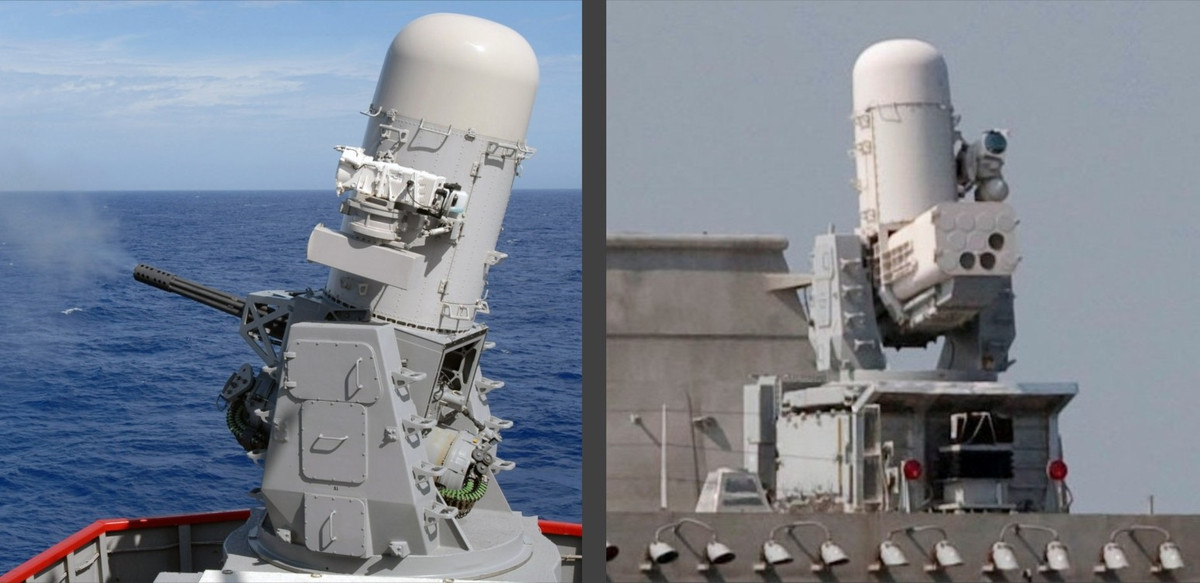 Ngoài ra tàu còn được thay thế pháo đa nòng Phalanx CIWS được đánh giá là vô dụng bằng hệ thống tên lửa phòng không SeaRAM và ESSM. Với hệ thống phòng không mới, các nhà thiết kế đã cố gắng bổ sung thêm cho mỗi tàu có ít nhất 1 hệ thống như vậy.